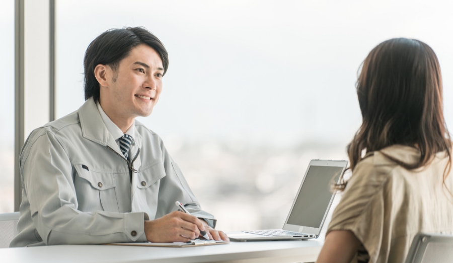 連絡・見積もりのレスポンスが早い