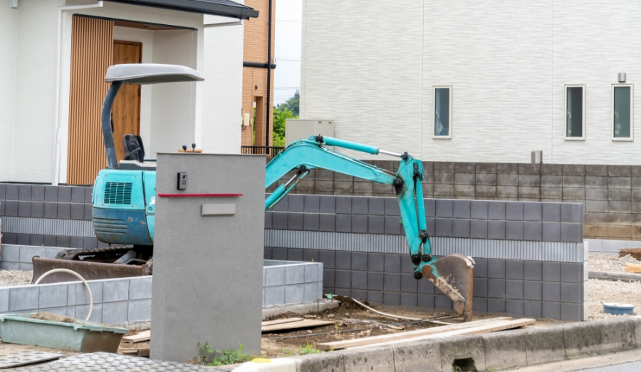 暗渠排水施工による水はけ対策