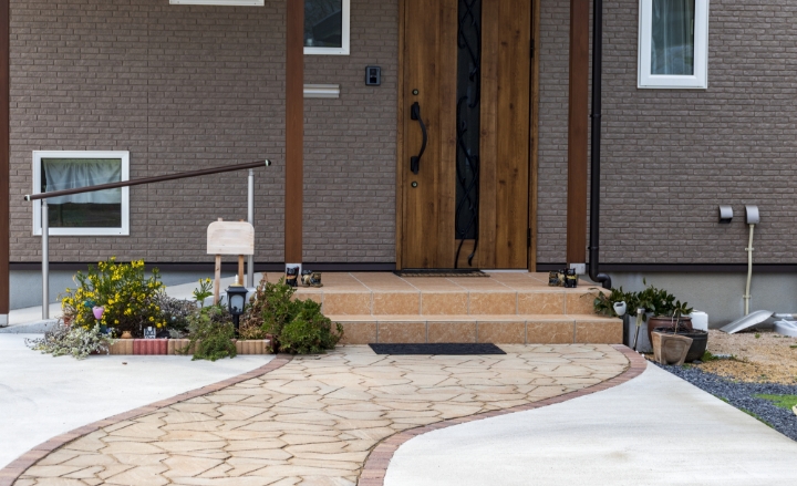 玄関アプローチ工事